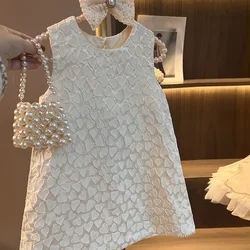 Vestido de niña clásico elegante de fiesta para boda princesa