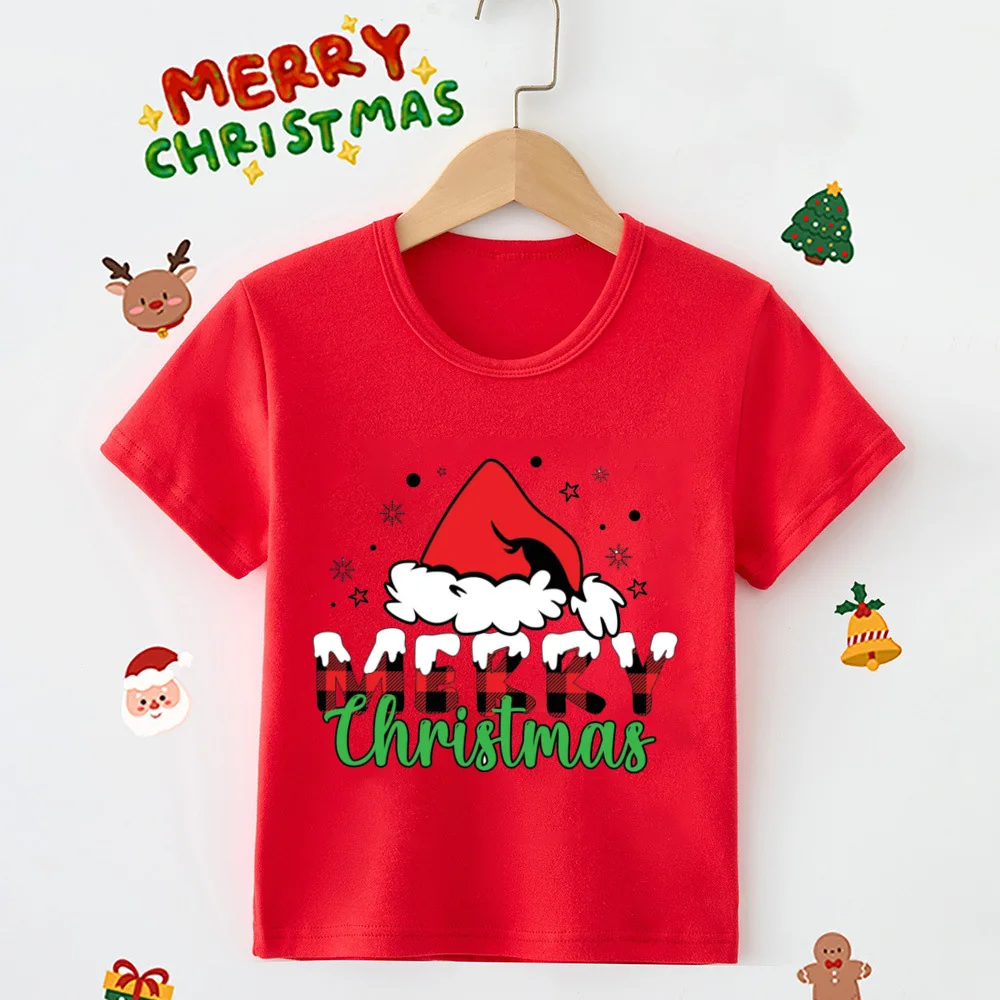 Camiseta navideña de reno para niño – Manga corta - imagen 4