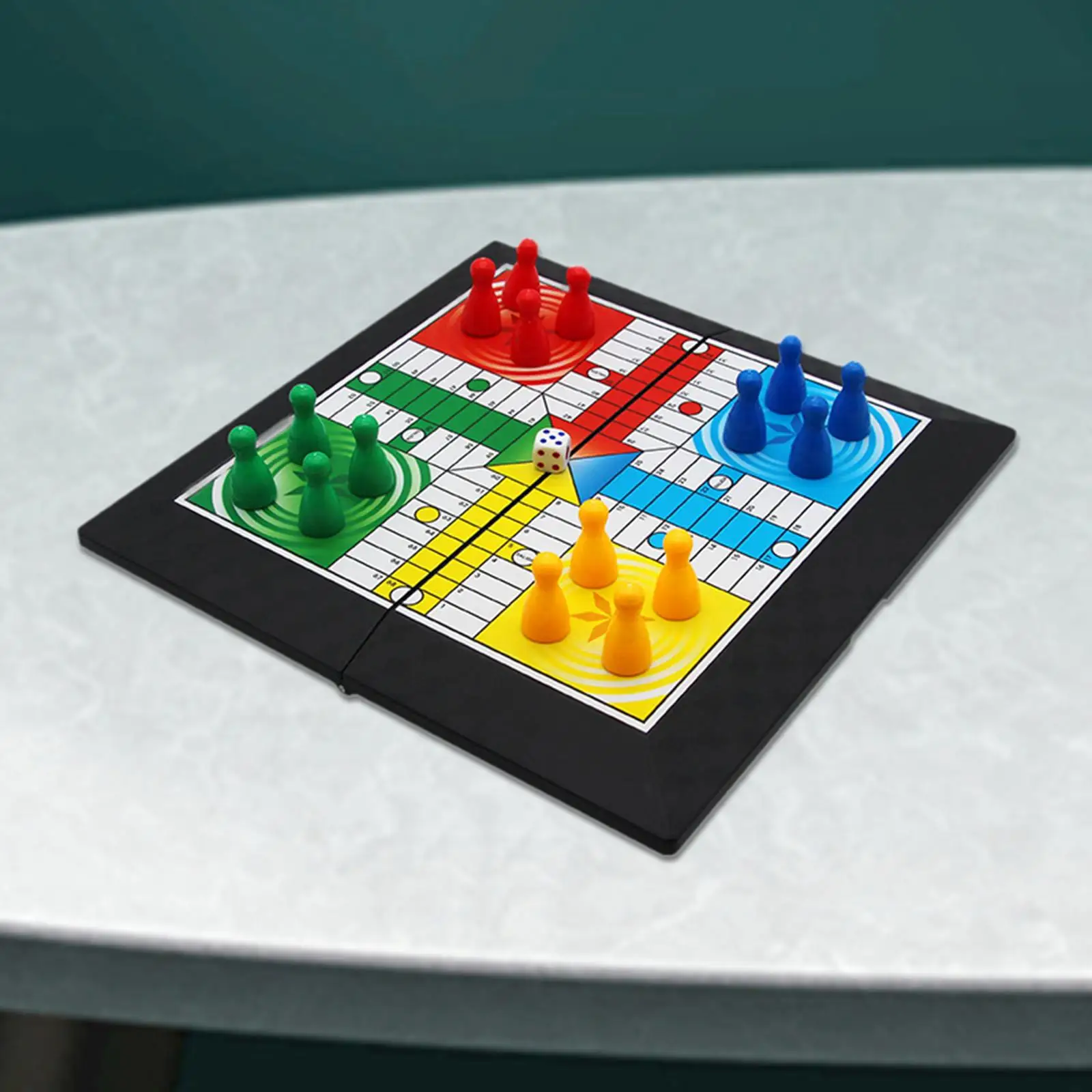 Juego de mesa Ludo, juego familiar, juguete educativo para niños, juego de estrategia de ajedrez volador para juegos de fiesta, adolescentes, entretenimiento para 4 jugadores