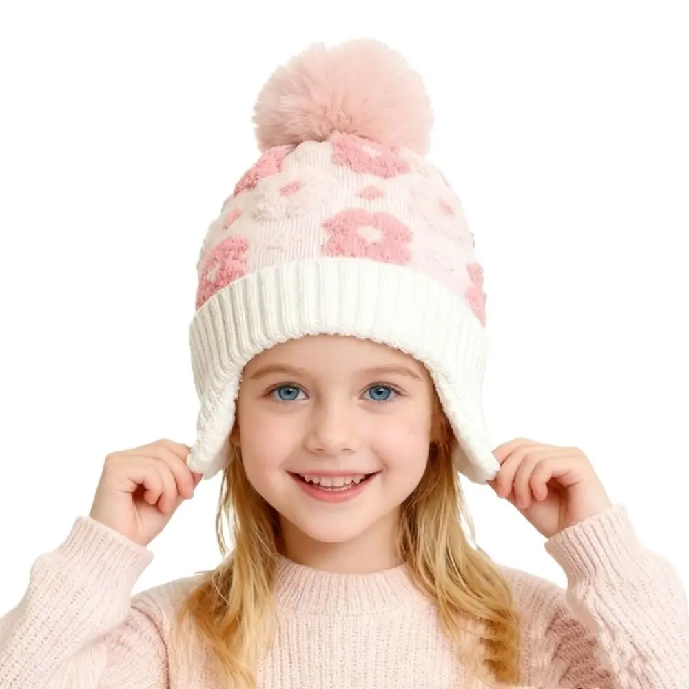 Gorro pompón infantil con protectores de orejas – Invierno - imagen 5
