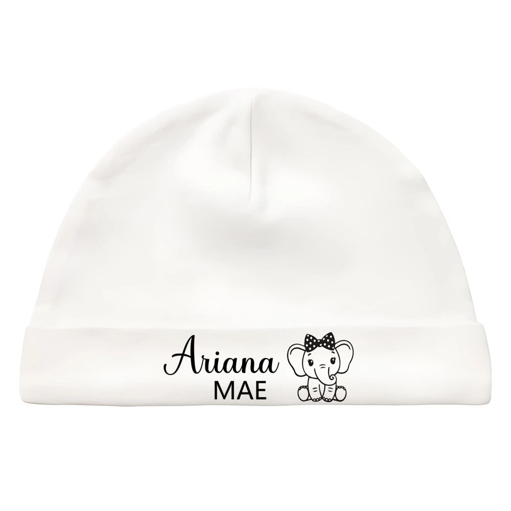 Gorro para recién nacido que viene a casa, gorro personalizado para bebé con nombre, anuncio de nacimiento, primer sombrero para bebés, regalos para Baby Shower - imagen 5
