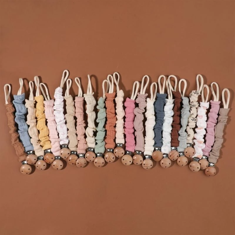 M76C Clip para chupete bebé, cadena segura, soporte para pezones, correa, cinturón, cuerda prevención pérdida para - imagen 2