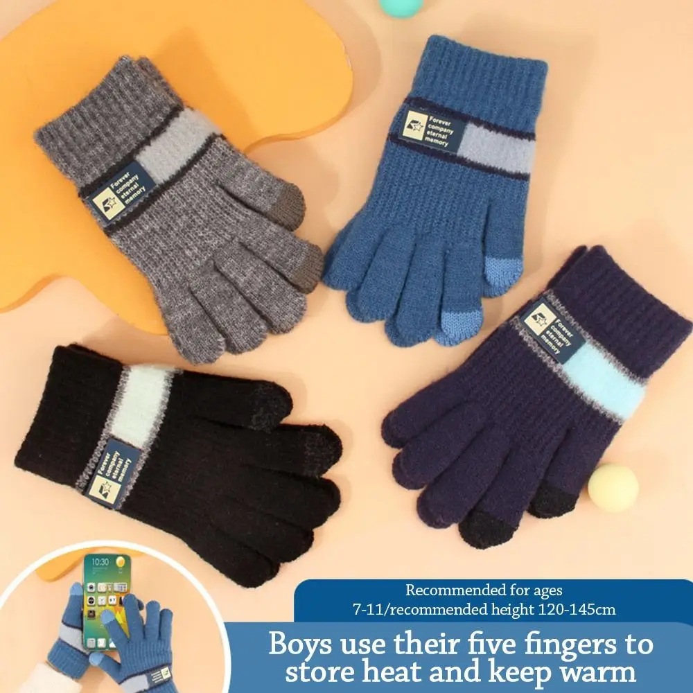 Guantes de invierno táctiles para niños – Cálidos y antideslizantes - imagen 2