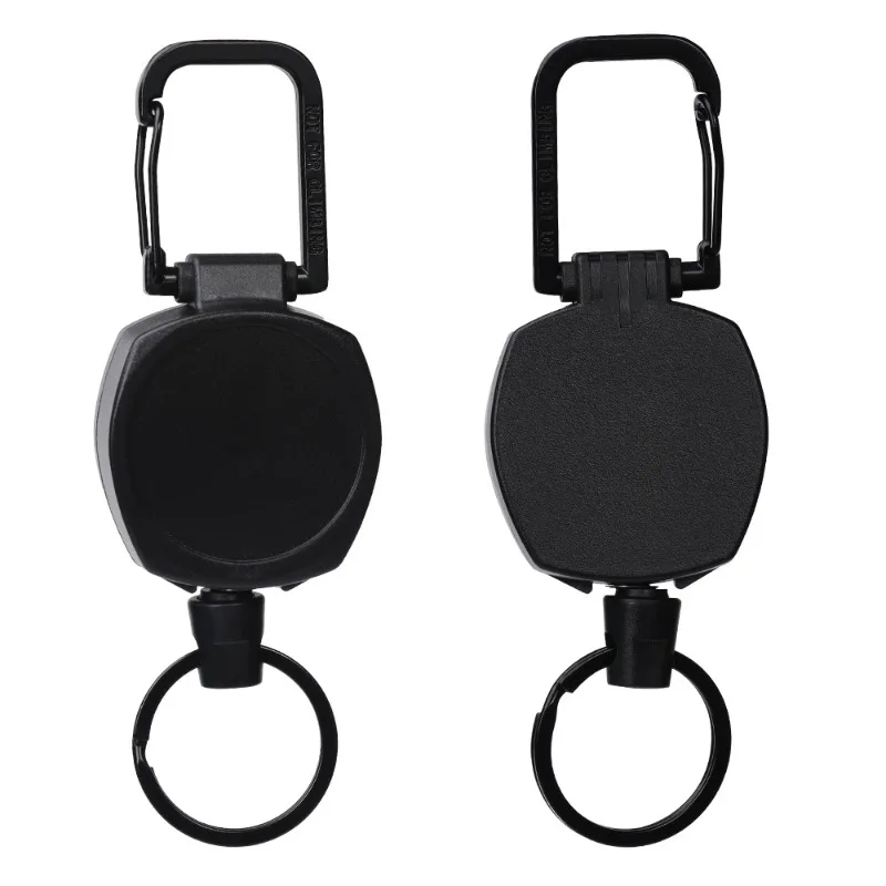 Llavero retráctil, soporte para insignia, llavero extensible, carrete de anillo, llave para puerta de oficina, tarjeta de entrada de identificación, multiherramientas