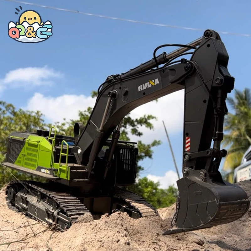 HUINA excavadora control remoto para niños – Juguete de ingeniería - imagen 3