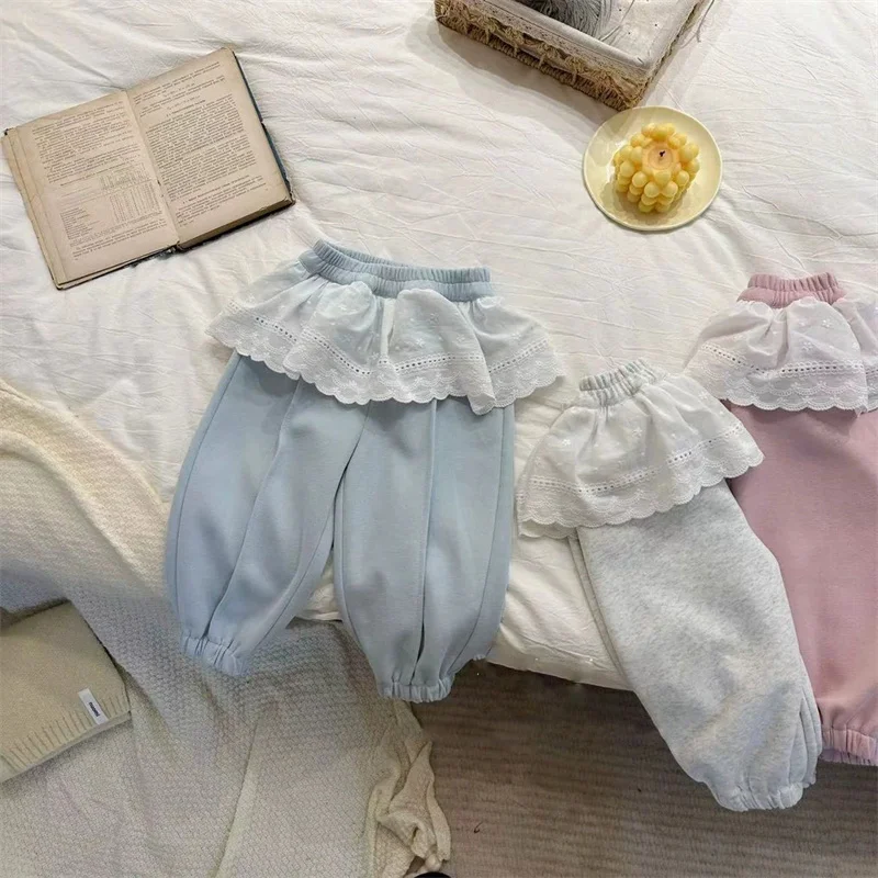 Pantalones de chándal para niña – abrigo informal primavera y otoño - imagen 2