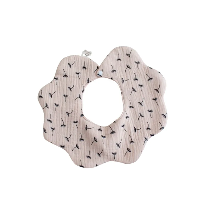 Babero bandana de gasa absorbente con diseño giratorio - imagen 2