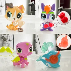 LPS perros Animal mascota gato con accesorios Anime mascotas figuras de acción juguetes Pascua Bonus juguete para niños y niñas regalo de Navidad