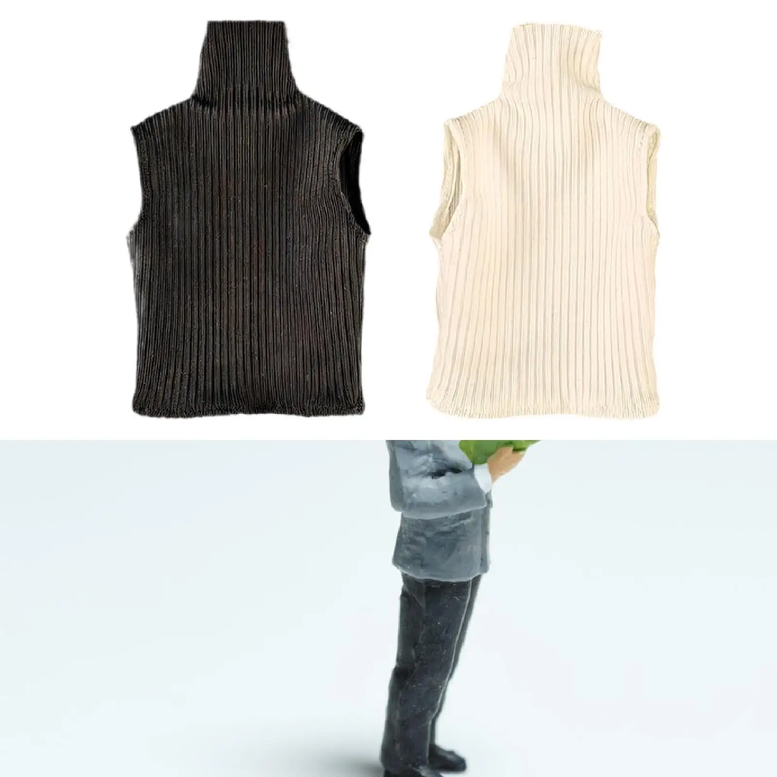 1/12 Male Doll Vest Fashion Doll Clothing Action Figure Clothes Doll Dress up for 6 inch Male Action Figures Body Doll Accessory