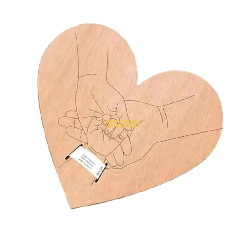 Plaque madera nacimiento infantil Bade Naquera CX2D - imagen 5