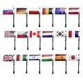 18pcs nation flag