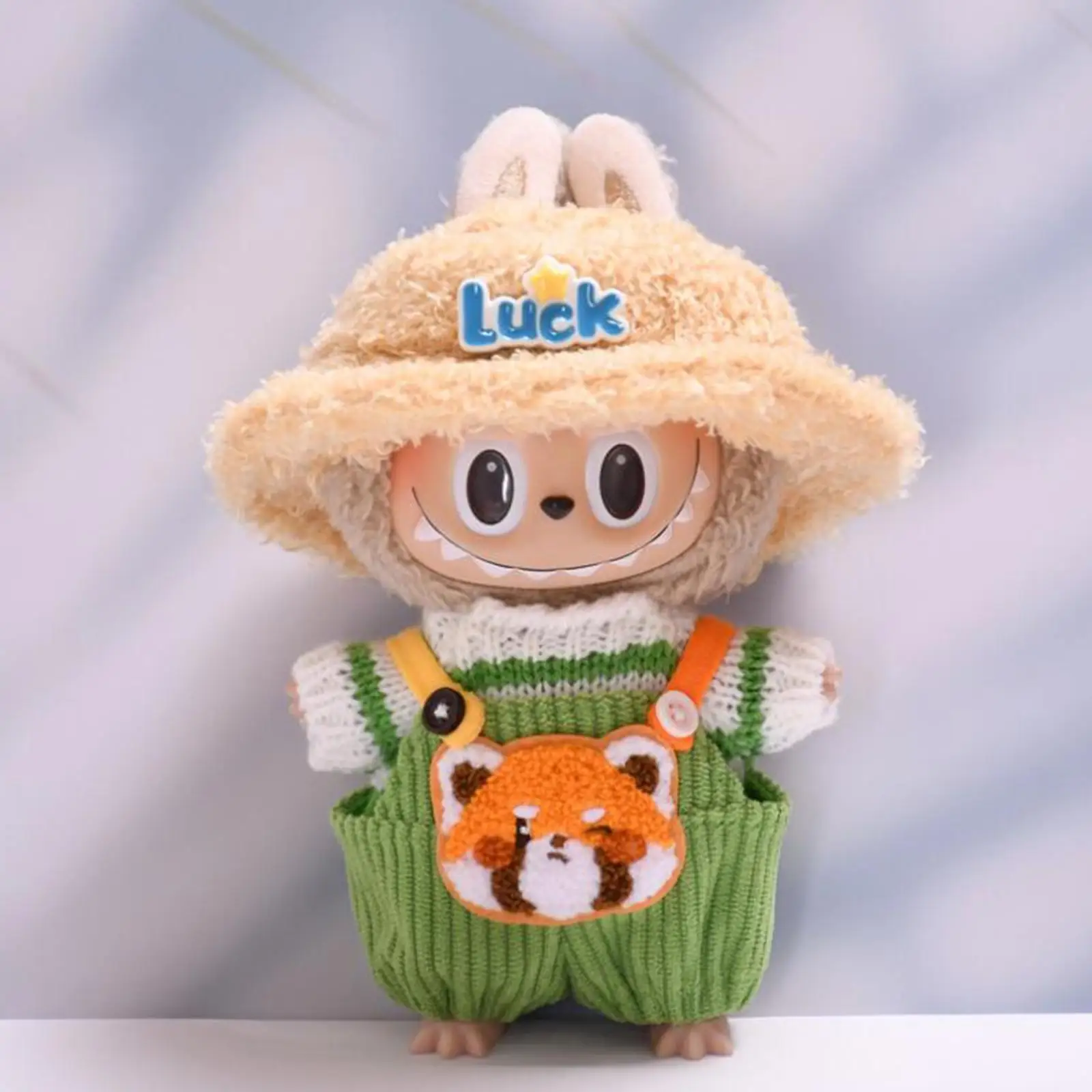Doll Clothes Plush Doll Accessories Stylish for Kids Pretend Play Cute Doll Clothing Costumes Doll Outifits for 6.69inch Doll