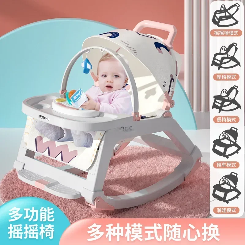 Mecedora ergonómica para bebé con acolchado suave y descanso seguro - imagen 3