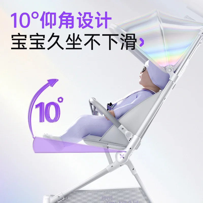 Carrito de bolsillo para cochecito de bebé, herramienta para caminar plegable y ligera, se puede utilizar para tarjetas de embarque, cochecitos de bebé - imagen 3