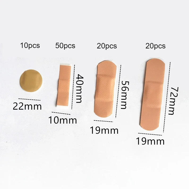 100 unids/set tirita PE vendajes adhesivos transpirables para vendaje de heridas tiras de primeros auxilios yesos cinta de vendaje de emergencia - imagen 2