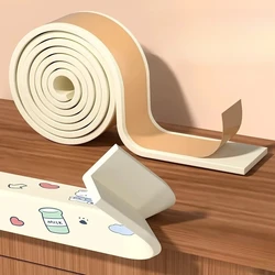 Protectores de esquina a prueba de bebés, protectores de bordes de mesa de silicona para muebles, almohadillas de parachoques de ángulo recto transparente, seguridad anticolisión