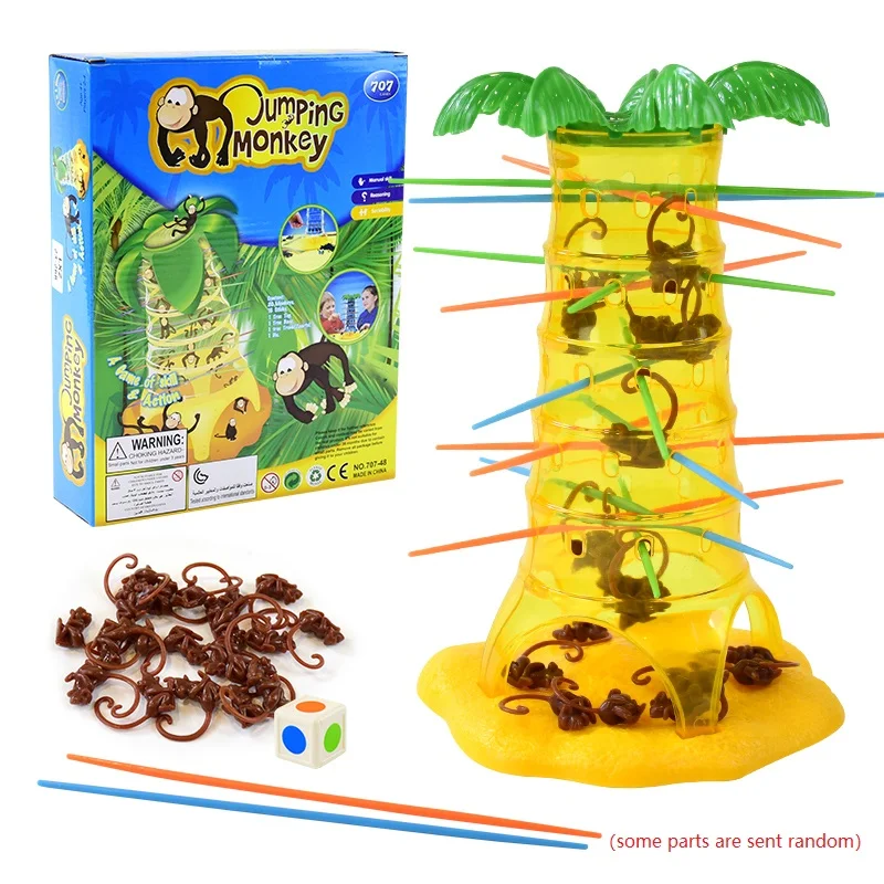 Divertidos juegos de árbol trepador mono, juguete para girar monos, escalada, fiesta interactiva padres e hijos, juguetes juego escritorio - imagen 4