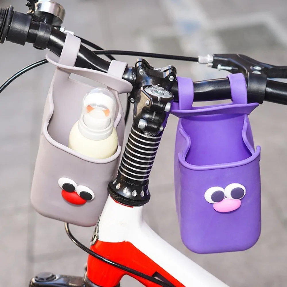 Portavasos de silicona para cochecito de bebé, portavasos para bicicleta, silla de ruedas, cochecito, Scooters, fácil instalación, soporte multifuncional - imagen 2