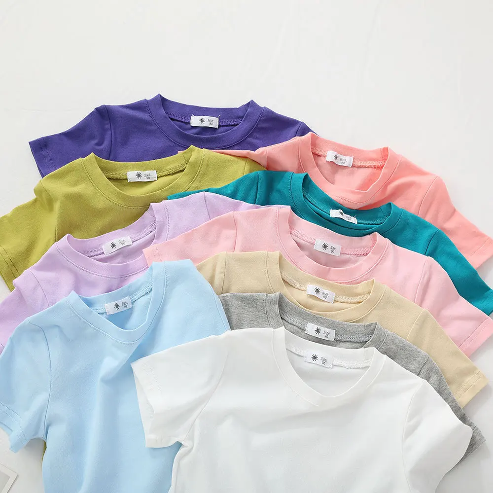 Camiseta básica manga corta para niño – Algodón suave transpirable - imagen 3