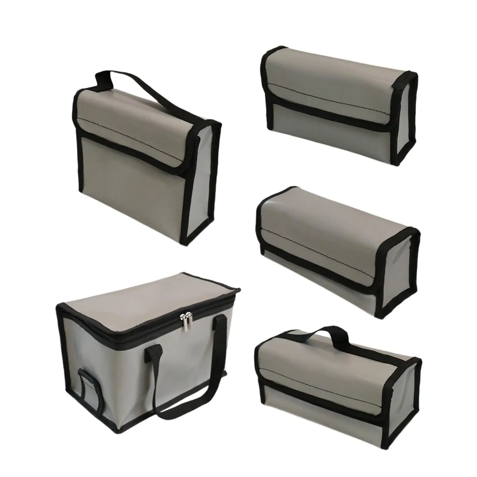 Bolsa de almacenamiento de batería, organizador para transporte de batería Lipo ignífuga, cubierta protectora, bolsa Lipo para baterías de teléfonos móviles