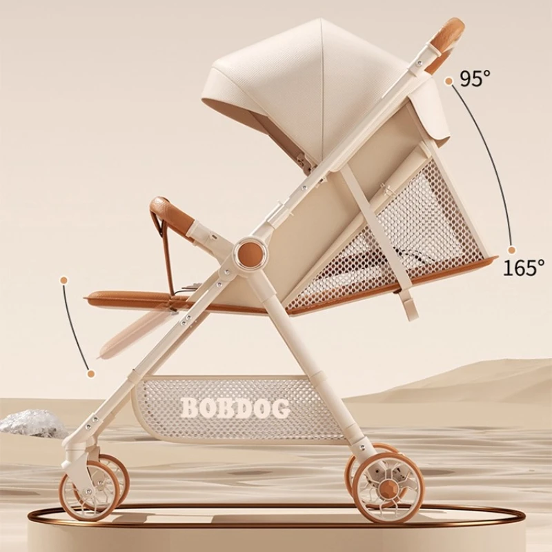Cochecito de bebé Reversible ligero, cochecito de viaje plegable para niños pequeños, diseño compacto con sombrilla reclinable ajustable - imagen 5