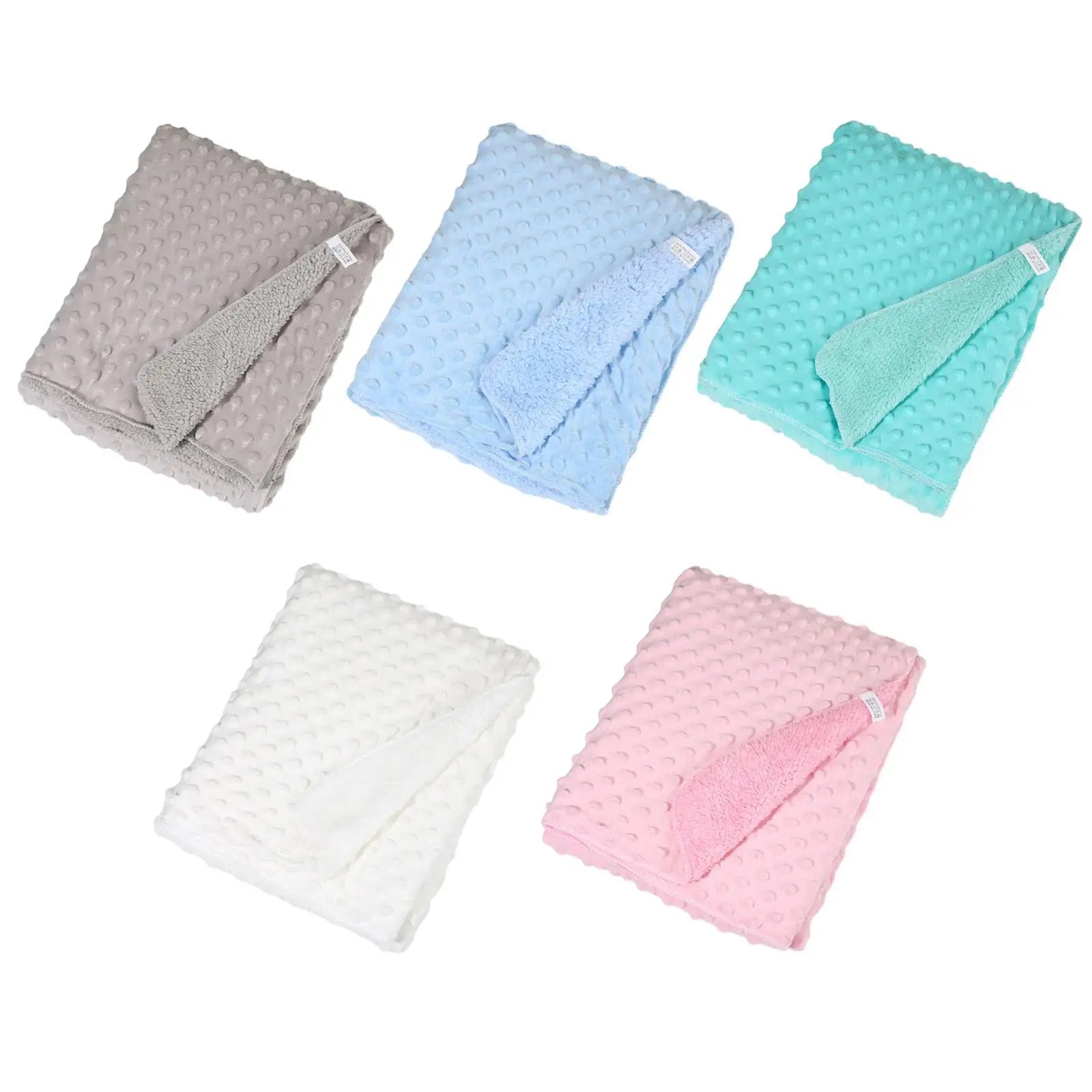 Baby Blanket Swaddling Wrap Unisex Receiving Blanket for Bed Nursery Toddlers