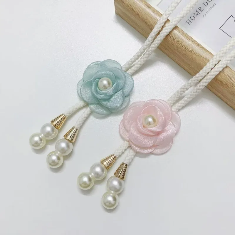 Sujetacortinas florales ajustables – Diseño minimalista moderno - imagen 3