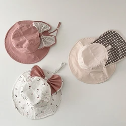 Sombrero de sol pescador para niños – Algodón secado rápido cuello