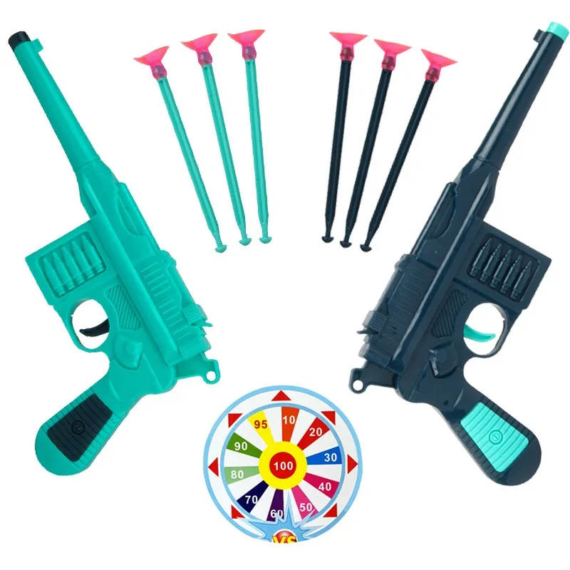 Pistola de juguete de plástico para niños con dardos de ventosa, juego de regalo de juguete interactivo para niños en edad de 4 a 7 años, juego de tiro educativo - imagen 3