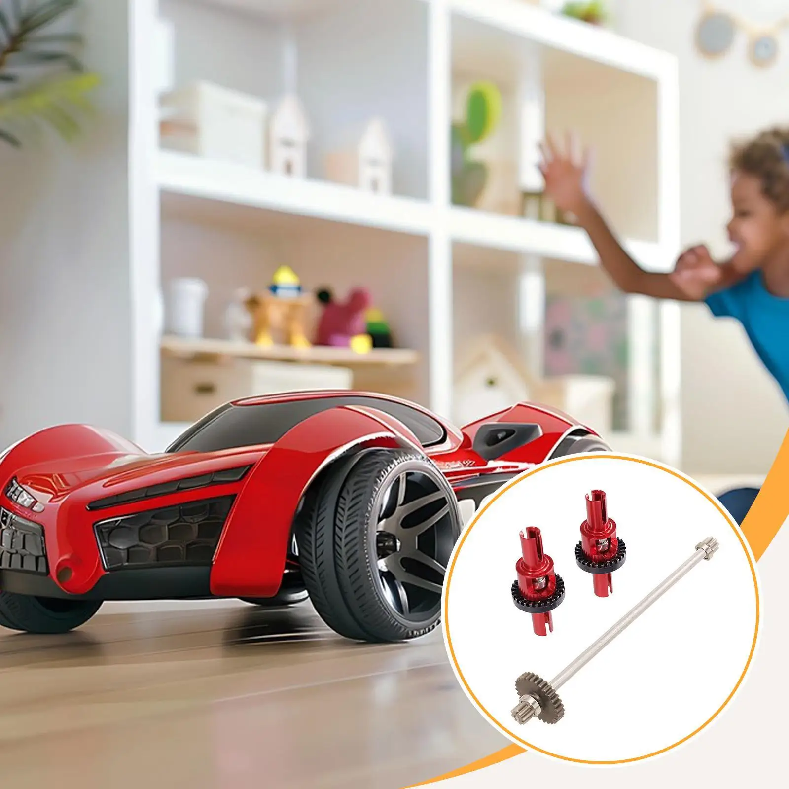 Engranaje diferencial fácil de usar conveniente resistente práctico RC Diff Gear reemplaza piezas de repuesto para 1/28 284131 K989 K979 K999