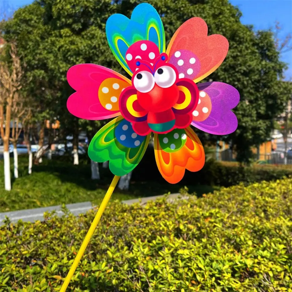 Molino de viento infantil mariposa colorido - girasol 22/38 cm - imagen 5