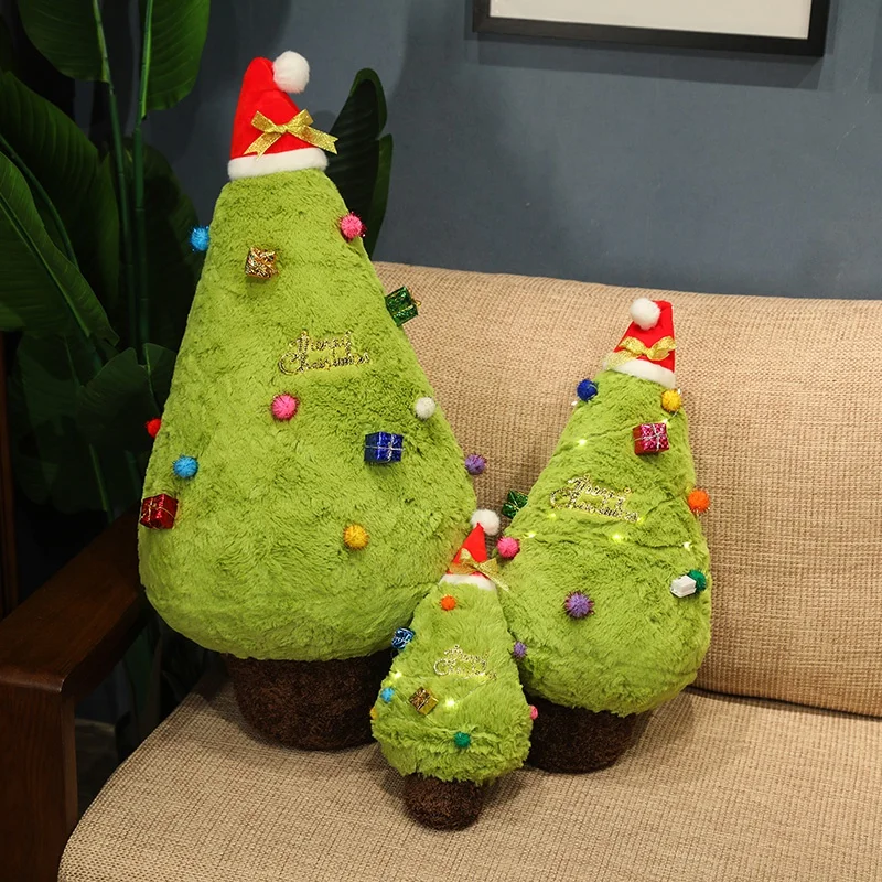 Árbol de Navidad peluche verde 20-100 cm – Juguete suave regalo - imagen 3