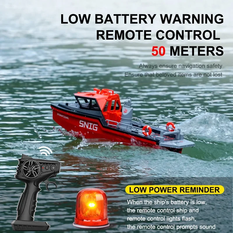 Barco radiocontrol Speedoat de rescate – 2.4G infantil - imagen 4