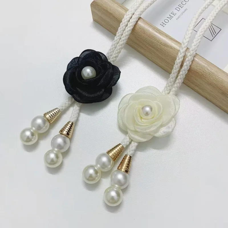 Sujetacortinas florales ajustables – Diseño minimalista moderno - imagen 5