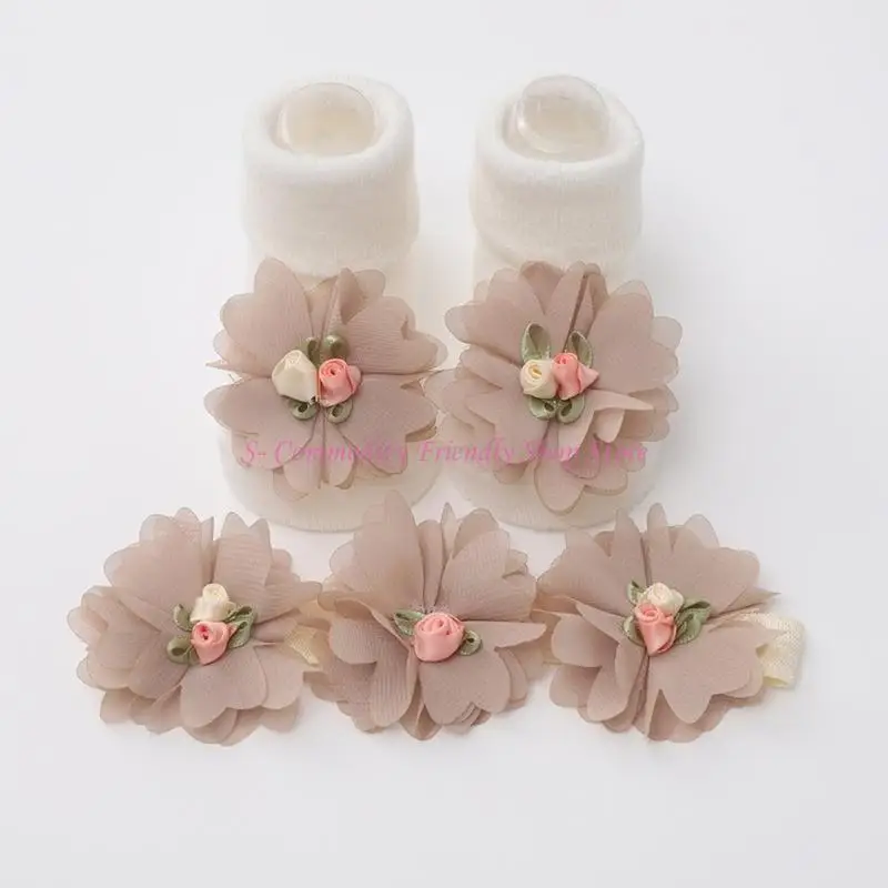 85ae elegante recién nacido calcetines tobillo calcetines para cabello calcetines bebé - imagen 4