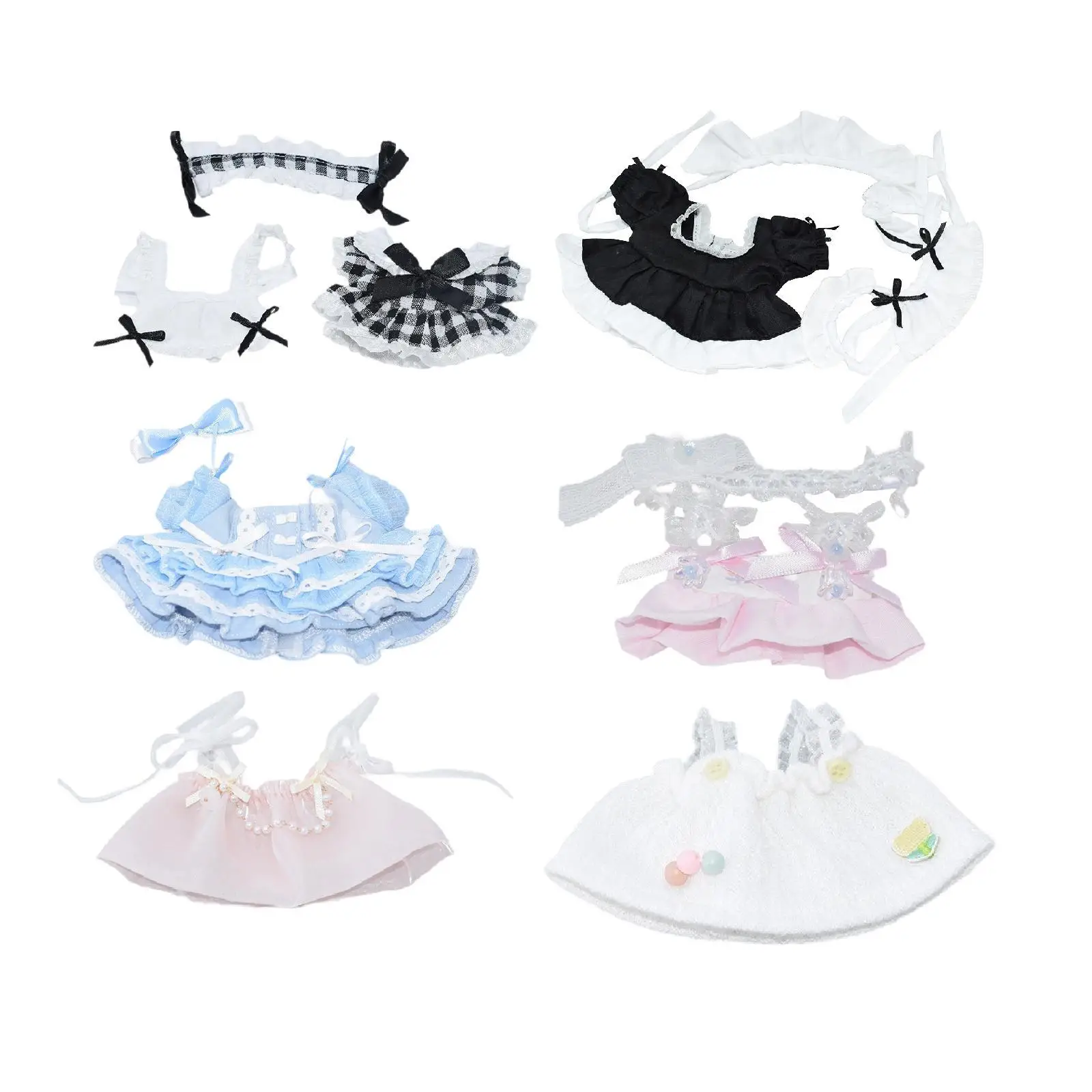 6.69inch Doll Outfit DIY Toy Accessories for Girls Gift Fashion Pendant