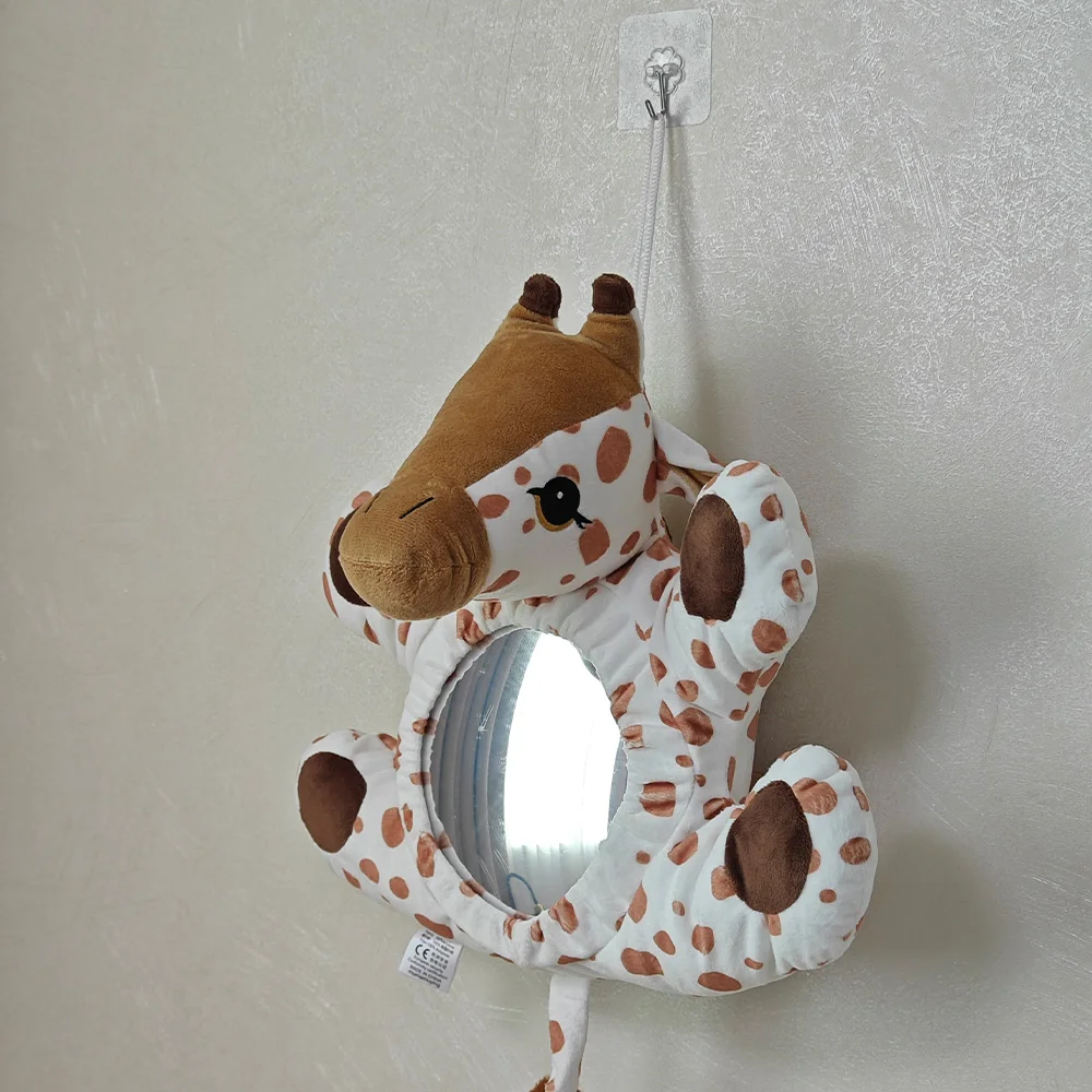 Espejo de seguridad para asiento de coche infantil, espejo decorativo de dibujos animados, visión amplia y transparente, totalmente ajustable - imagen 4