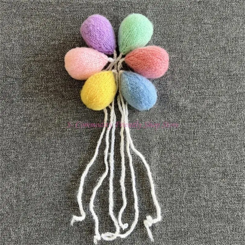 85ae Postos fotografía para bebés Conjunto globos coloridos accesorios fondo foto - imagen 3