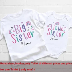 Camisetas a juego para hermanos personalizadas en algodón suave