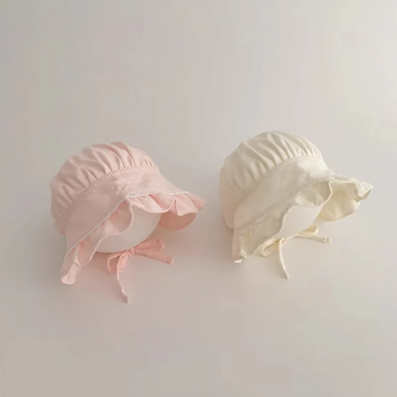 Gorro de sol para bebé niña – Estilo princesa primavera - imagen 3