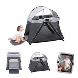 Parque infantil portátil para bebés: plegable, compacto y ligero