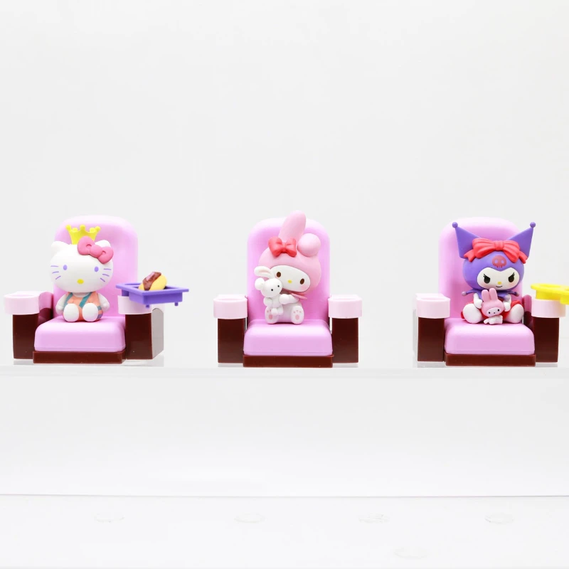 Sanrio-caja ciega de juguete para ver películas, teatro, escena de cine, figura de Anime, Hello Kitty, My Melody, muñeca Kuromi, juguetes para coleccionar adornos - imagen 5