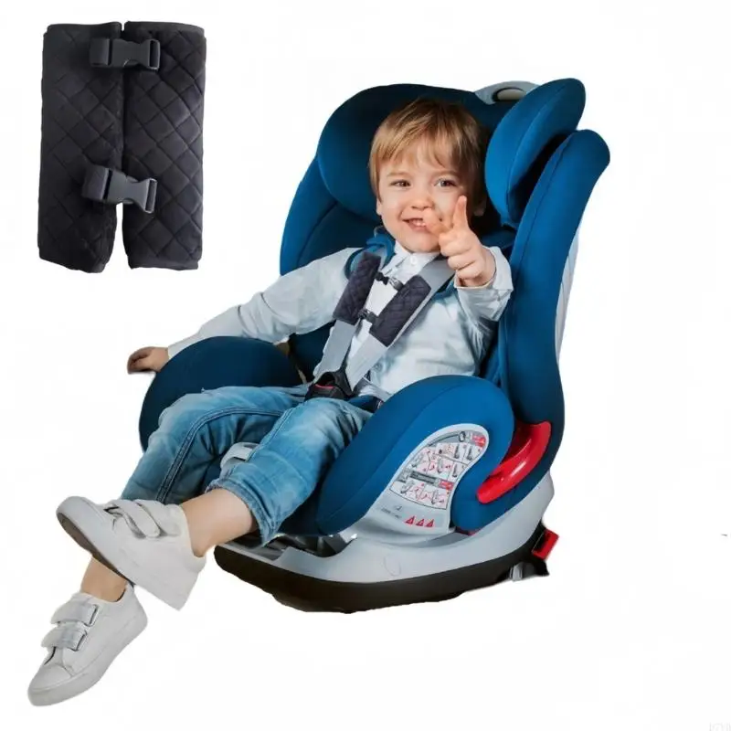 D7YD, 1 par, cinturón seguridad para coche, arnés con hebilla, protector pecho para bebé, Clip antiescape para arnés - imagen 2