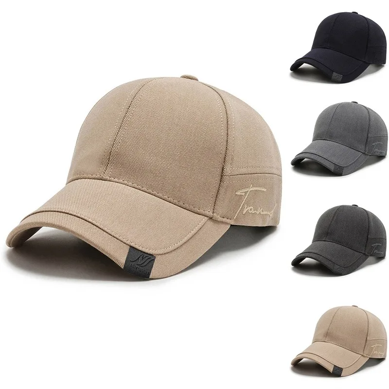 Gorras de béisbol sólidas para hombres gorra de algodón al aire libre Gorras de hueso CasquetteHomme hombres gorras de camionero de alta calidad - imagen 2