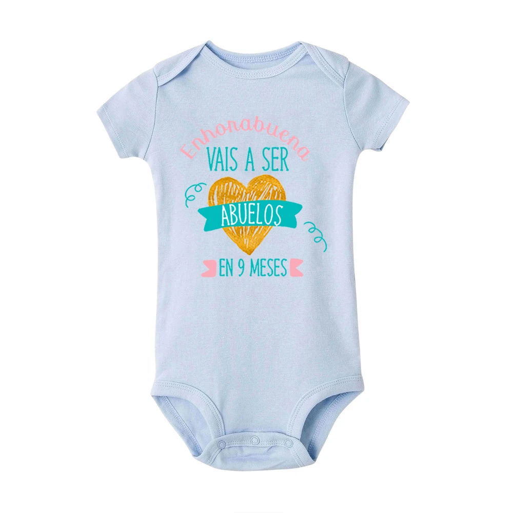 Mono estampado para bebé: anuncio de embarazo a futuros abuelos - imagen 5