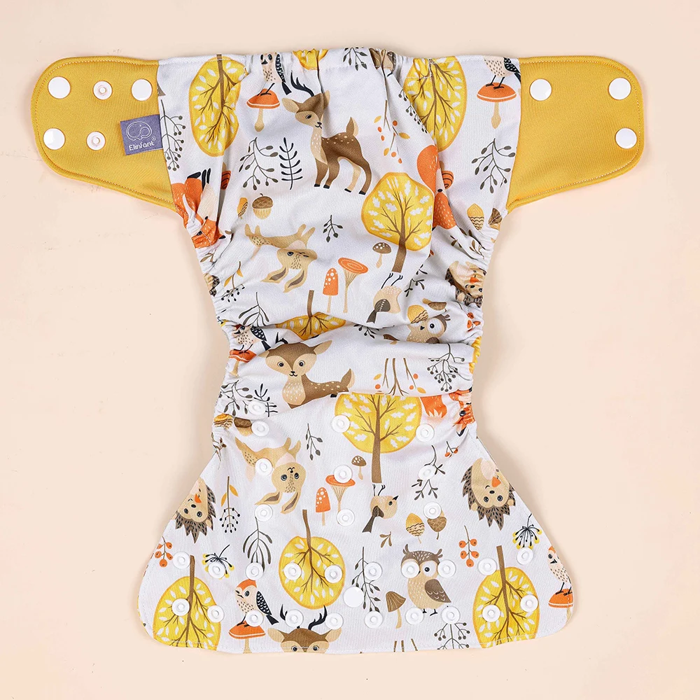 Pcoket-PAÑALES impermeables a juego para bebé, gris de 8 piezas de malla pañales de tela e insertos de microfibra de 8 piezas, novedad - imagen 5