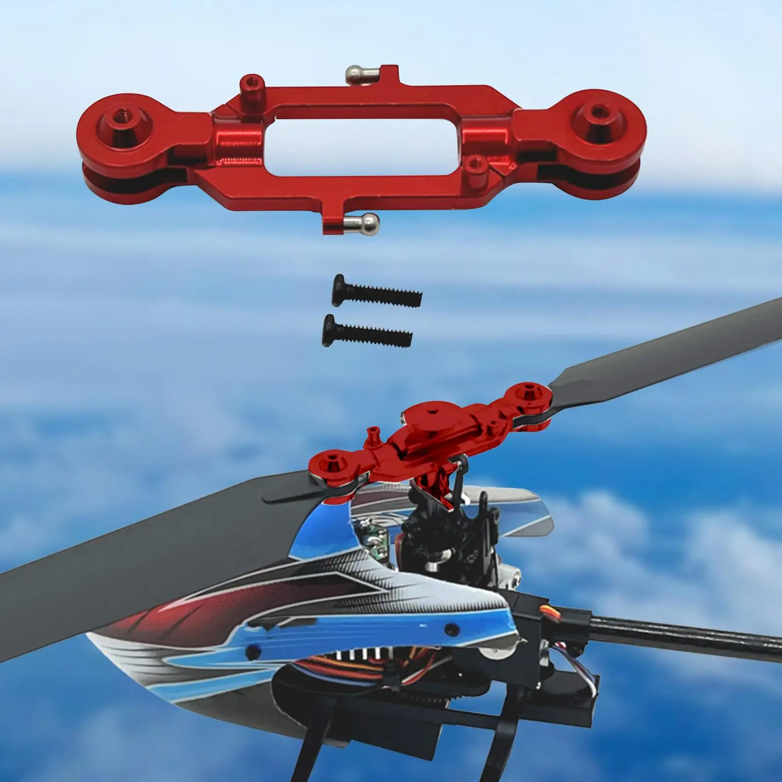 Aluminium Blade Clamp Sturdy Easy to Install Upgrade K200 Blade Clip Accessory Replacements for K200 RC Aircraft Toy Hobby Toy
