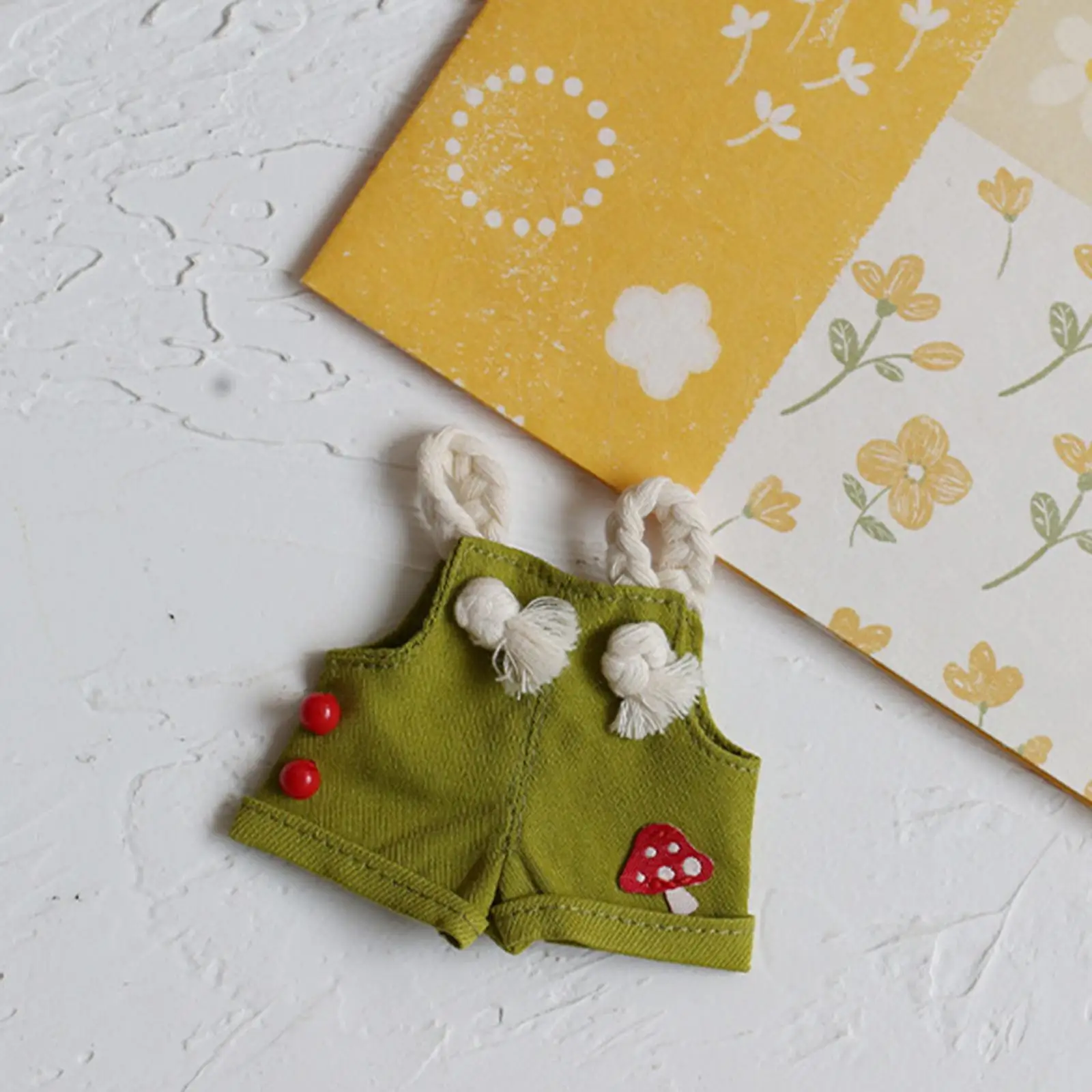 12cm Plush Doll Clothes Overalls Pants Comfortable Clothing Handmade Dress up for DIY Crafts Girls Toy Children's Day Gift