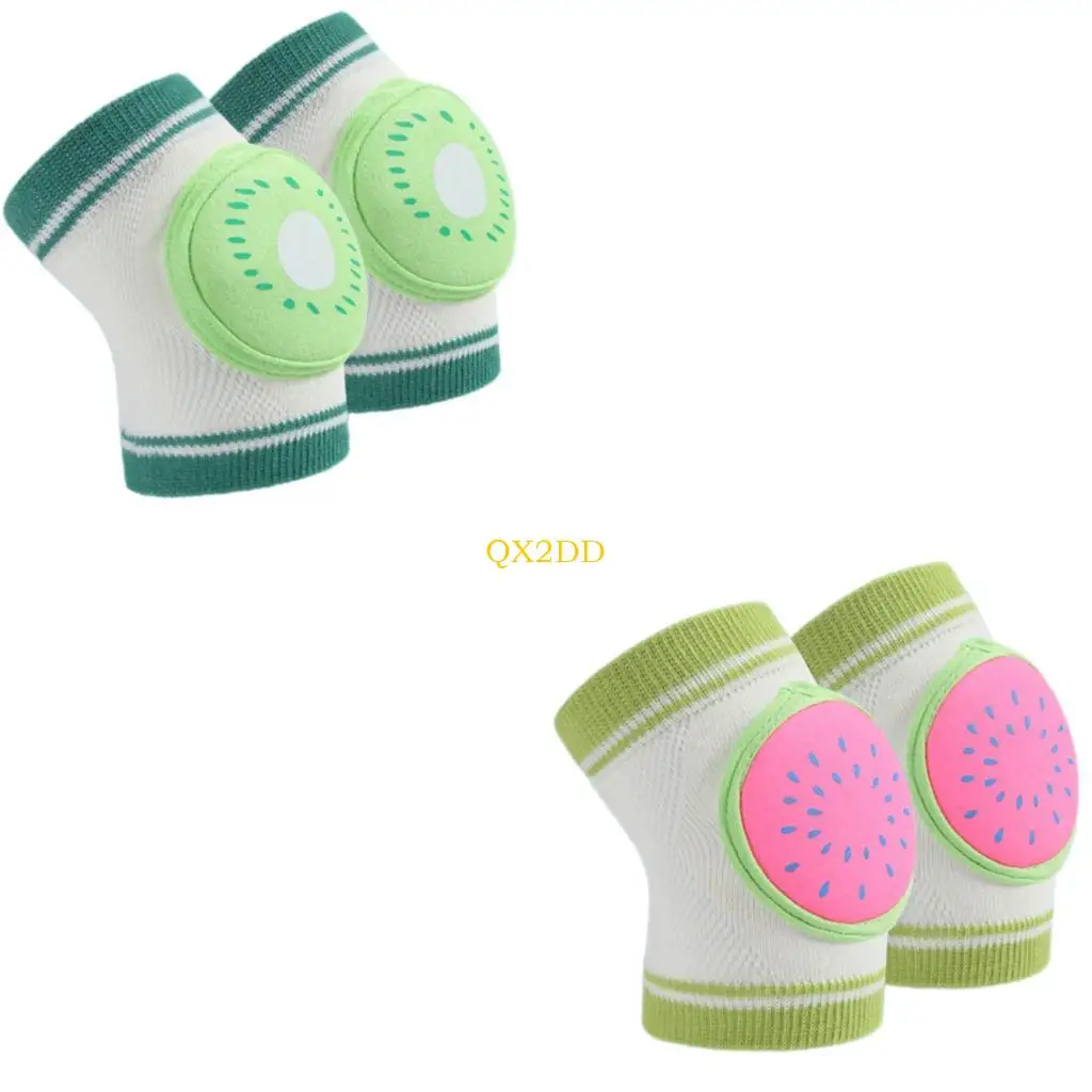 QX2D Baby Anti Slip Mangas rastreo rastreo elástico Guardias rodilla suaves Protecciones cómodas