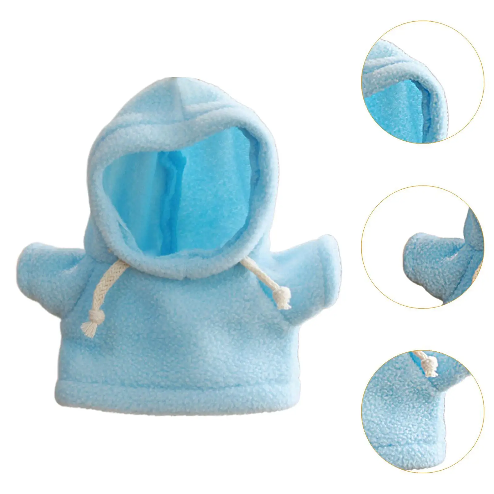 20cm Plush Doll Clothes for Little Girls Cartoon Gifts Stuffed Doll Hoodies